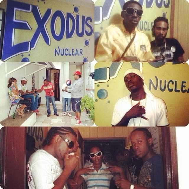 A collage of early Exodus Nuclear photographs